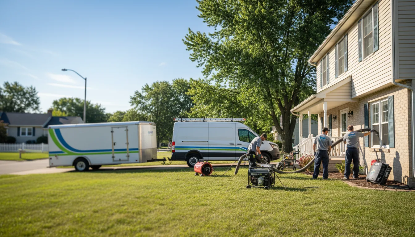 Flooded Basement Restoration And Cleanup With Repair in Clear Lake, IA near me